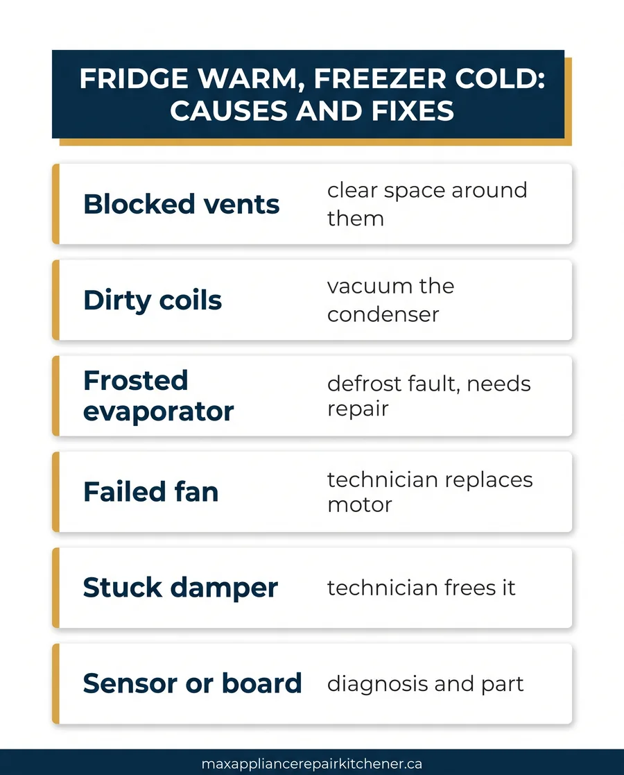 lg refrigerator not cooling causes