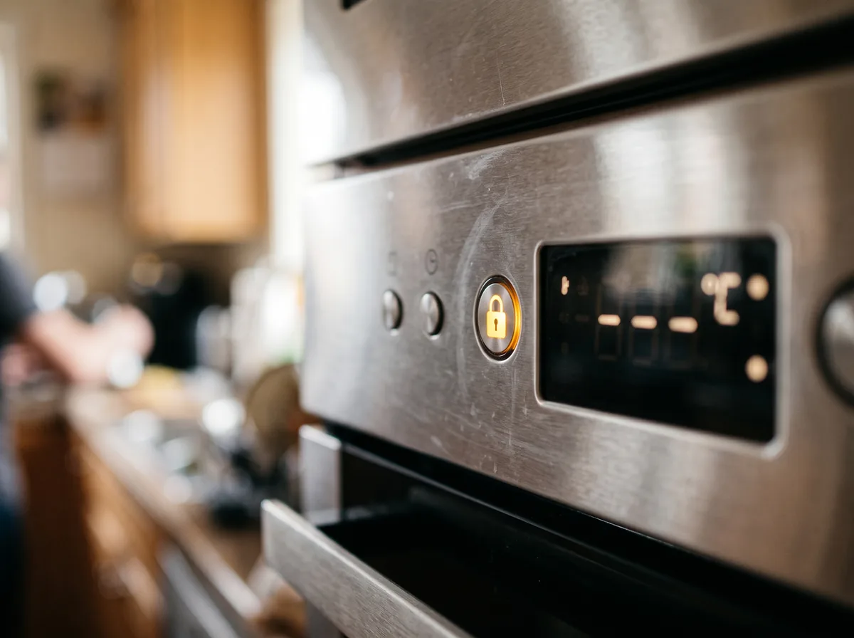 oven door stuck after self cleaning lock oven door stuck after self cleaning lock sign