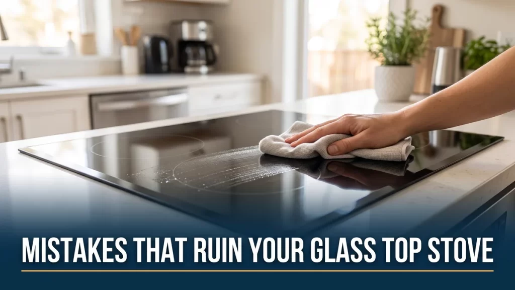 glass top stove mistakes banner