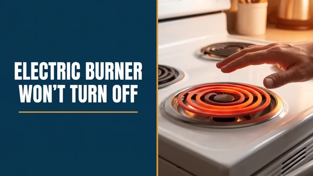 electric stove burner wont turn off